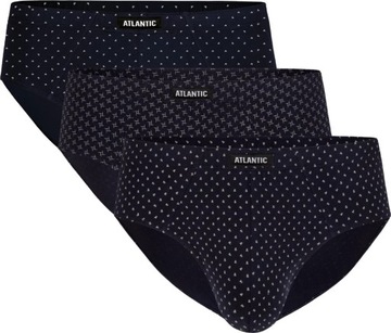 ATLANTIC SLIPY MĘSKIE MAJTKI KLASYCZNE 100% BAWEŁNA 3MP101 CLASSIC 3PAK XXL