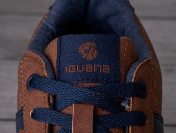 Buty, trampki męskie Iguana Vermer Brown/Navy