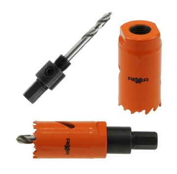 БИМЕТАЛЛИЧЕСКАЯ КОРОНКА 27 ММ + ПЕРЕХОДНИК