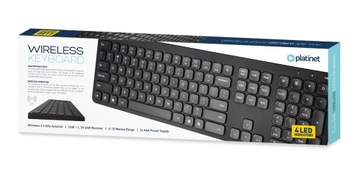 ТОНКАЯ ОСТРОВНАЯ КЛАВИАТУРА, ПЛОСКАЯ, БЕСПРОВОДНАЯ, ТИХАЯ, НИЗКИЕ КНОПКИ