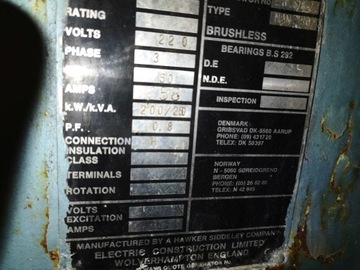 AGREGAT PRĄDOTWÓRCZY ROHEIKO * kWA 250 * diesel