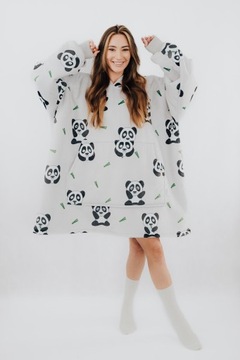 ОДЕЯЛО СВИТШОТ Одеяло толстовка толстовка Panda Comfy Moment Oversize 2в1 Польша