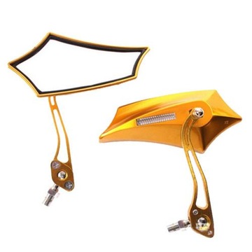 2PCS Universal Motorcycle Mirror Aluminium Alumini