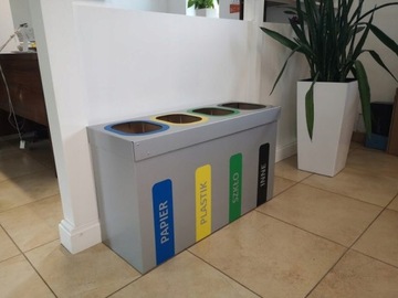 Сепарационный бункер, 4 фракции по 26л (MRP 60 4K Silver)