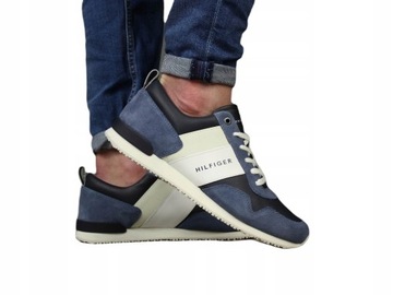 BUTY TOMMY HILFIGER SNEAKERS TRAMPKI r.41