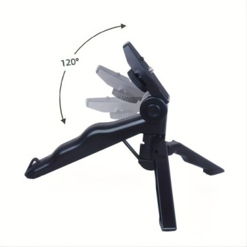 Комплект штатива для светодиодного микрофона для записи селфи, портативный держатель с лампой