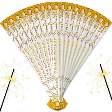 ELEGANCKIE DŁUGIE ZIMNE OGNIE WESELNE 70cm 102szt - GOLD EDITION OPAKOWANIA