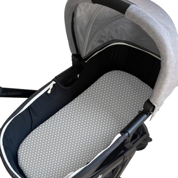 ПРОСТЫНЬ ДЛЯ ГОНДОЛИ, ДЛЯ ЛЮЛЫЧКИ, С ЛАСТИКОМ, 80х40, ХЛОПОК 100% Bubi