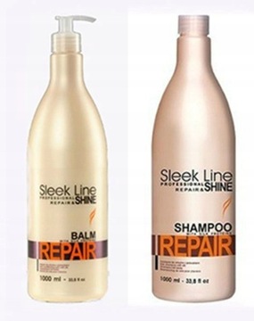 Stapiz Sleek line REPAIR шампунь 1л + бальзам 1л