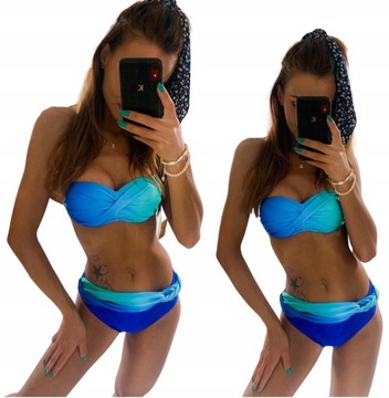 Bikini ombre l dwuczęściowy strój kąpielowy