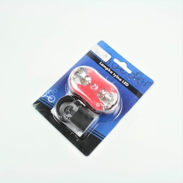 ВЕЛОСИПЕДНЫЙ ФОН ЗАДНИЙ СВЕТОДИОД КРАСНЫЙ