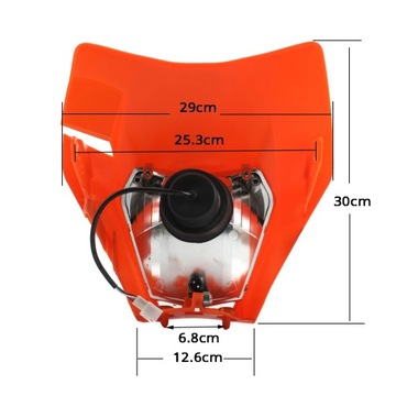 Одобрение лампы KTM EXC ENDURO EXC-F ФАРА SUPERMOTO 125-500