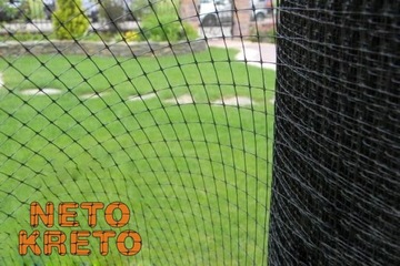 СЕТКА от кротов, ЧЕРНЫЙ ПЛАСТИК, 2 м х 1 м на метр