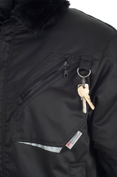 КУРТКА РАБОЧАЯ УТЕПЛЕННАЯ, зимняя, размер L