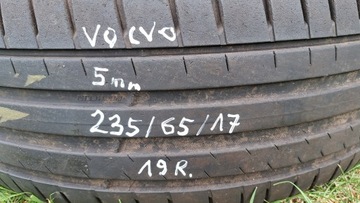 VOLVO XC90 ALU RÁFKY KOLA 7X17 ET49 MICHELIN 235/65R17 19R 5MM