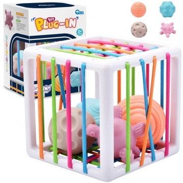 KOSTKA ELASTYCZNA 5 EL. MIĘKKIE PIŁECZKI SENSO EDU