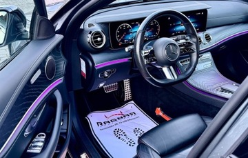 Mercedes Klasa E W213 Kombi Facelifting 2.0 E200 197KM 2020 Mercedes-Benz Klasa E AMG line PANORAMA skory el klapa KAMERA ambiente FUL, zdjęcie 5