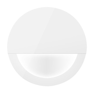 Светодиодный светильник для лестницы 230В, светильник КРУГЛЫЙ БЕЛЫЙ