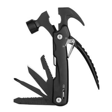 MULTITOOL NARZĘDZIE WIELOFUNKCYJNE SURVIVAL ZESTAW, Młot ziemny 12w1