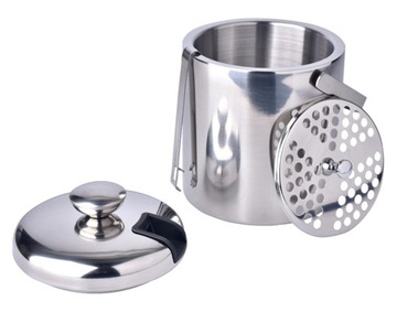 ВЕДРО ДЛЯ ЛЬДА ELEGANT 1,3 Л + СТАЛЬНЫЕ ЩИПЦЫ