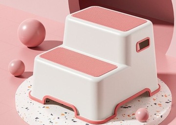 ДЕТСКАЯ ДВУХСТУПЕНЧАТАЯ, ПРОТИВОСКОЛЬЖАЮЩАЯ, ПОДНОЖКА ДЛЯ ДЕТСКОЙ ЛЕСТНИЦЫ