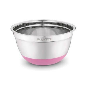 Набор нержавеющих кухонных мисок МЕТАЛЛИЧЕСКАЯ ЧАША для теста, 4 шт.