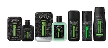 STR8 FREAK ZESTAW XXL EDT50ml+ASL100ml+ DNS75ml+SPRAY+ŻEL400ml