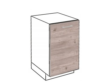ecoModel Front do zmywarek FZ 45B Dąb Sonoma Ciemn