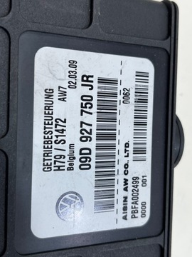 JEDNOTKA PŘEVODOVKY ŘAZENÍ PORSCHE CAYENNE 7L 3.0 TDI 09D927750JR