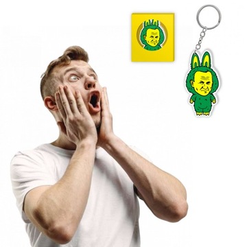 BRELOK breloczek LAPAPA jak BUBU papież 2137 zielony maskotka PREZENT
