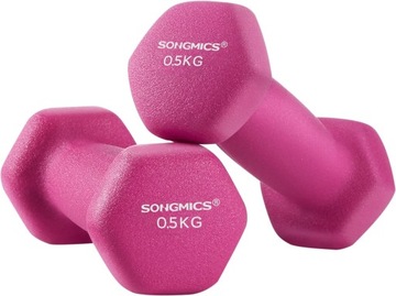 Hantle winylowe Songmics 2x 0,5 kg 2 szt.