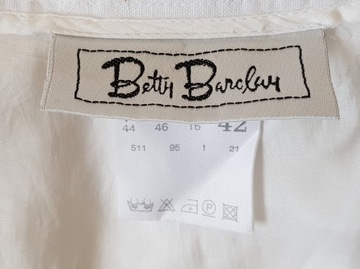 BETTY BARCLAY - damskie spodnie lniane roz. 42