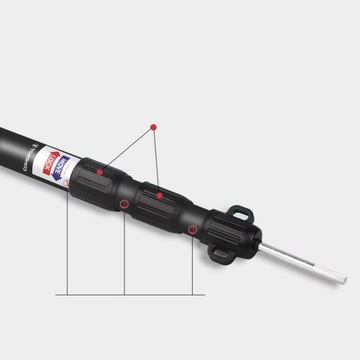 АЛЮМИНИЕВЫЙ ТЕЛЕСКОПИЧЕСКИЙ КАРКАС ТЕНТА 2,35 М, 2 ШТ., ЧЕРНЫЙ