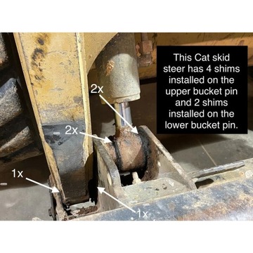 ШАЙБА ШТИФТА КОВША 40 ММ ШТИФТ КОВША ЭКСКАВАТОРА ДЛЯ DAEWOO-SOLAR 035