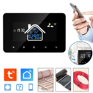 Termostat LCD pokojowy do ogrzewania podłogowego