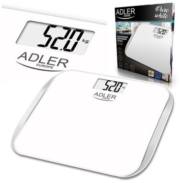 WAGA ŁAZIENKOWA UDŹWIG 180kg LCD ADLER AD8164