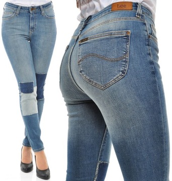 LEE spodnie HIGH waist jeans SCARLETT HIGH W24 L31