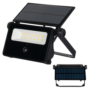 HALOGEN Naświetlacz solarny LAMPA LED 30W IP65 Reflektor czujnik