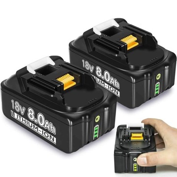 2x Bateria do Makita 18V 8Ah zamiennik Makita BL1840B BL1840 BL1860 BL1860B