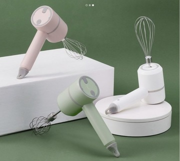 МИНИ-РУЧНОЙ КУХОННЫЙ МИКСЕР БЕСПРОВОДНОЙ USB ВЗБИВАТЕЛЬ МОЛОКА КОФЕ 3в1