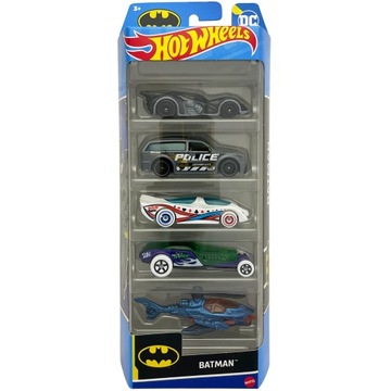 1806 HOT WHEELS HTV44 Batman 5-Pack POJAZDY 5 AUTEK RESORAKI
