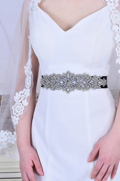 Широкий пояс к свадебному платью, 7 цветов.