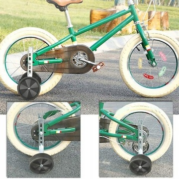РЕГУЛИРУЕМЫЕ БОКОВЫЕ ОПОРЫ ДЛЯ ВЕЛОСИПЕДА КОЛЕСА УНИВЕРСАЛЬНЫЕ 12–20 ДЮЙМОВ