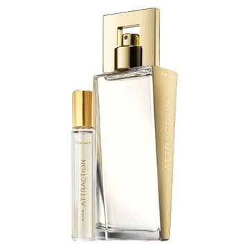 AVON ZESTAW ATTRACTION 2 KOSMETYKI WODA 50 ML + PERFUMETKA