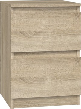 SZAFKA KOMODA STOLIK NOCNY 2 SZUFLADY M2 SONOMA