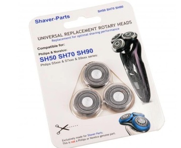 Głowice ostrza SH50,SH70, SH90 golarki Philips