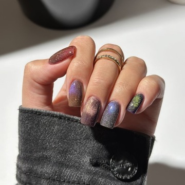 SEMILAC LAKIER HYBRYDOWY 828 GREY HOLO 7ML