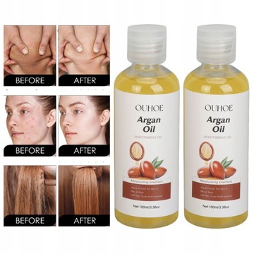 OLEJ ARGANOWY DO MASAŻU CIAŁO WŁOSY TWARZ 200 ml