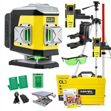 NIVEL SYSTEM CL3G LASER KRZYŻOWY ZEST. NIWELATOR