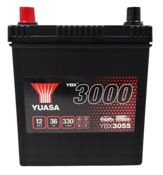 AKUMULATOR YUASA YBX3055 12V 36Ah 330A